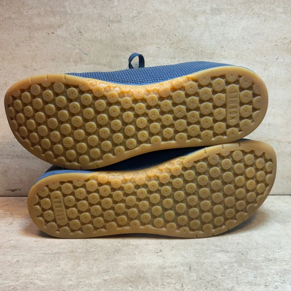 NOBULL Trainer Navy Blue SuperFabric Gum Sole Mens 11.5 Cross Training Shoes